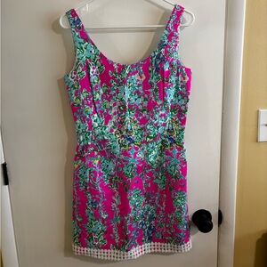 NWT Lilly Pulitzer Pop Pink Southern Charm Eaton Dress